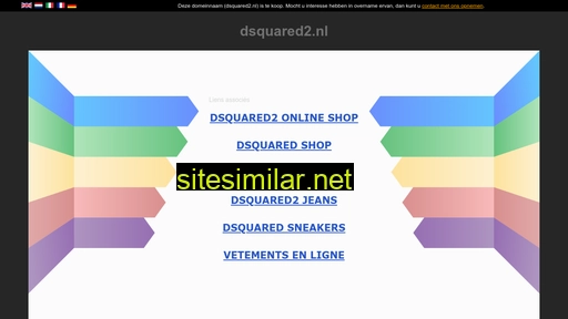 dsquared2.nl alternative sites