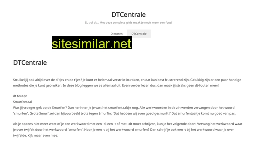 dtcentrale.nl alternative sites