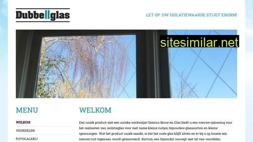 dubbellglas.nl alternative sites