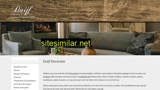duijfdecoratie.nl alternative sites