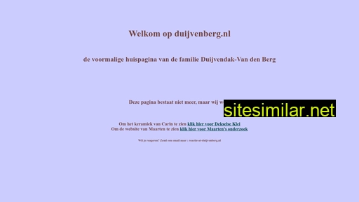 duijvenberg.nl alternative sites