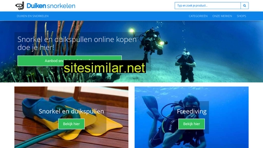 duiken-snorkelen.nl alternative sites