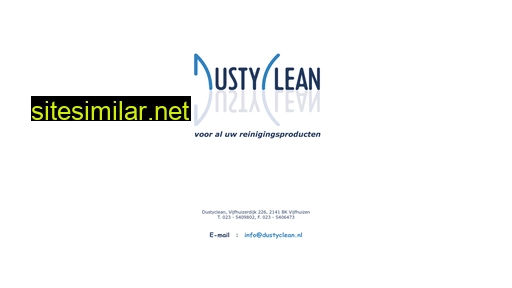 dustyclean.nl alternative sites