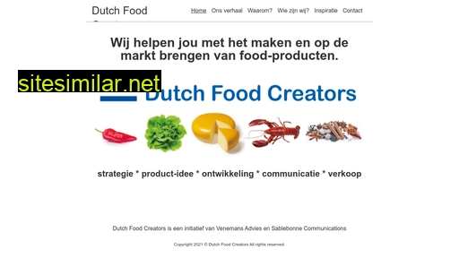 dutchfoodcreators.nl alternative sites