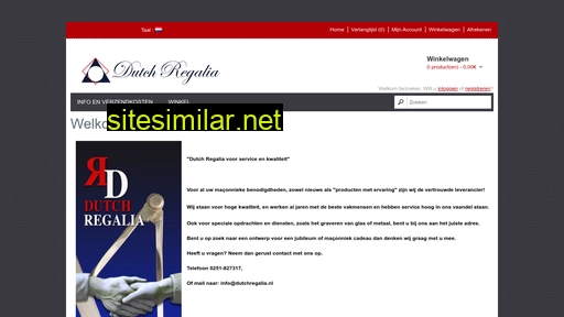 dutchregalia.nl alternative sites
