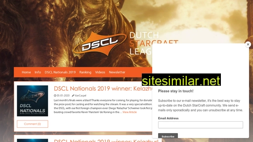 dutchstarcraftleague.nl alternative sites