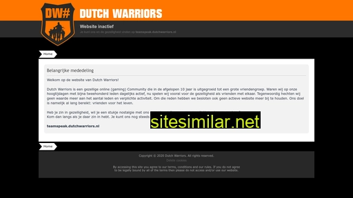Dutchwarriors similar sites