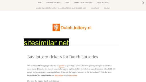 dutch-lottery.nl alternative sites