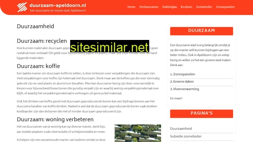 duurzaam-apeldoorn.nl alternative sites