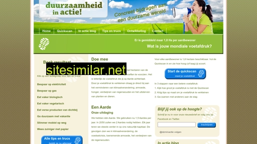 duurzaamheidinactie.nl alternative sites