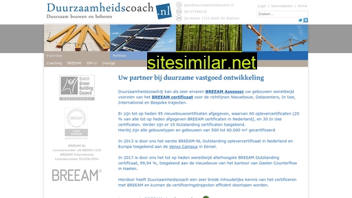 duurzaamheidscoach.nl alternative sites