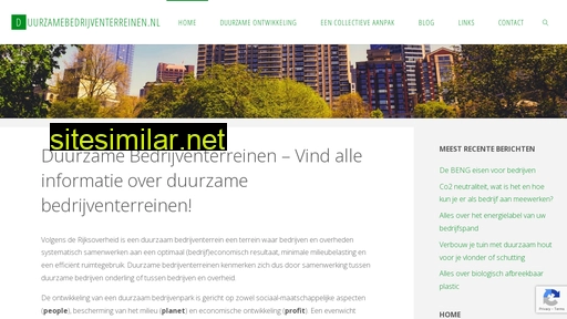 duurzamebedrijventerreinen.nl alternative sites