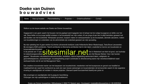 dvdbouwadvies.nl alternative sites