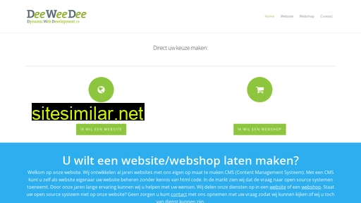 dwdwebsitelatenmaken.nl alternative sites