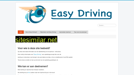 Easy-driving similar sites