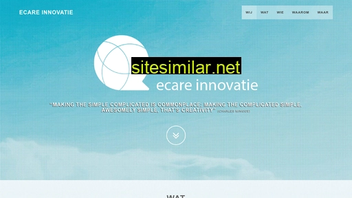 ecareinnovatie.nl alternative sites
