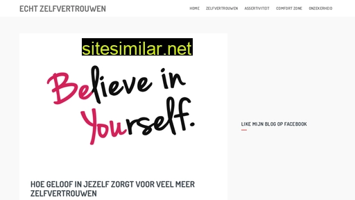 echtzelfvertrouwen.nl alternative sites