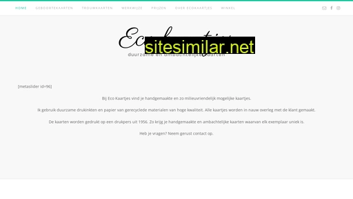 ecokaartjes.nl alternative sites