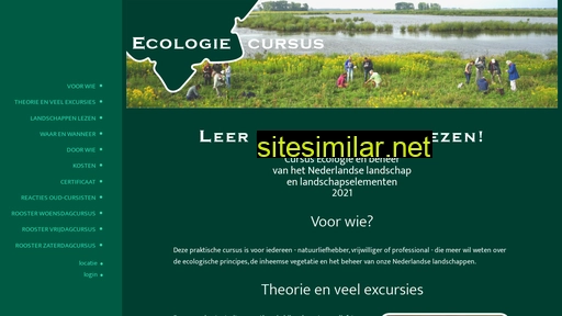 Ecologiecursus similar sites