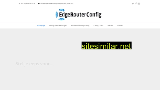 edgerouterconfig.nl alternative sites