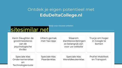 edudeltacollege.nl alternative sites