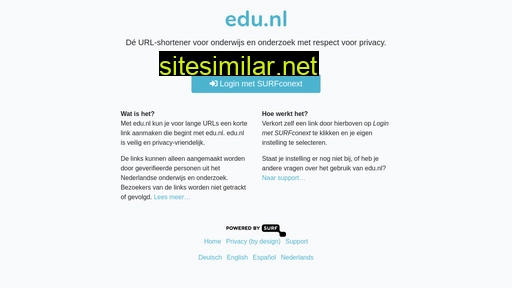 edu.nl alternative sites