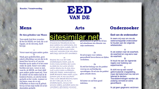 eedvandeonderzoeker.nl alternative sites