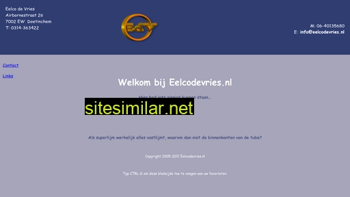 eelcodevries.nl alternative sites