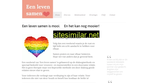 eenlevensamen.nl alternative sites