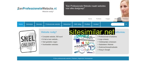 eenprofessionelewebsite.nl alternative sites