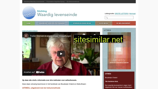 eenwaardiglevenseinde.nl alternative sites