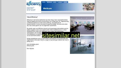 efficiency.nl alternative sites