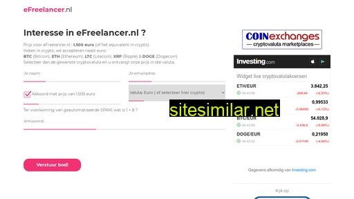 efreelancer.nl alternative sites