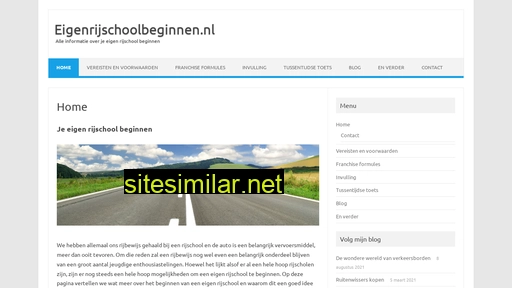 eigenrijschoolbeginnen.nl alternative sites
