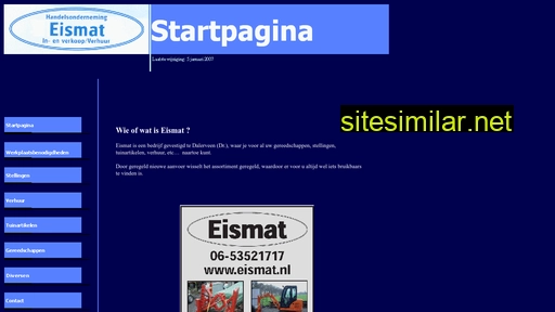 eismat.nl alternative sites