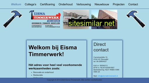 eismatimmerwerk.nl alternative sites