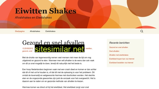 eiwitten-shakes.nl alternative sites