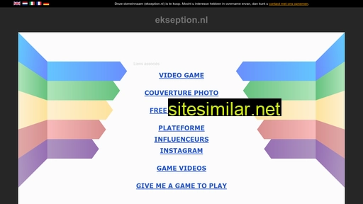 ekseption.nl alternative sites