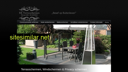 ekterrasschermen.nl alternative sites
