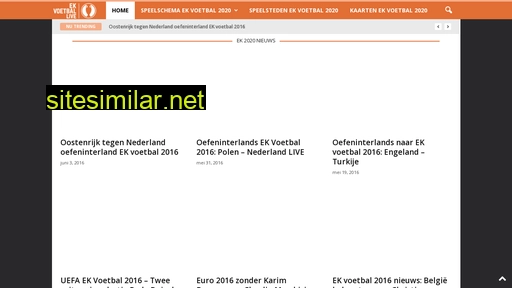 ekvoetballive.nl alternative sites