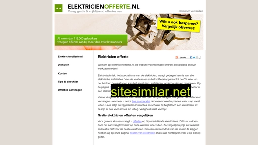 elektricienofferte.nl alternative sites