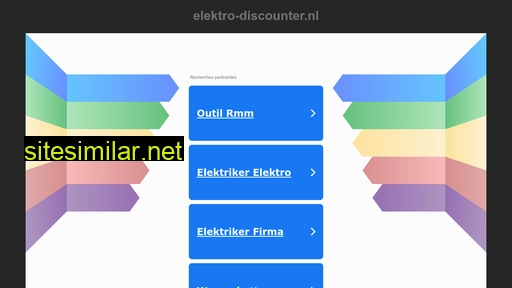 elektro-discounter.nl alternative sites