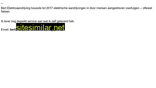 elektroaandrijving.nl alternative sites