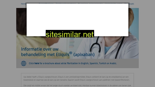 eliquispatient.nl alternative sites