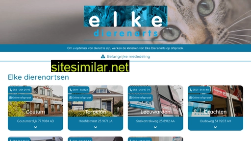 elkedierenarts.nl alternative sites