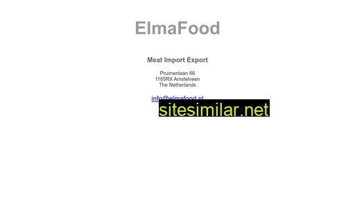elmafood.nl alternative sites