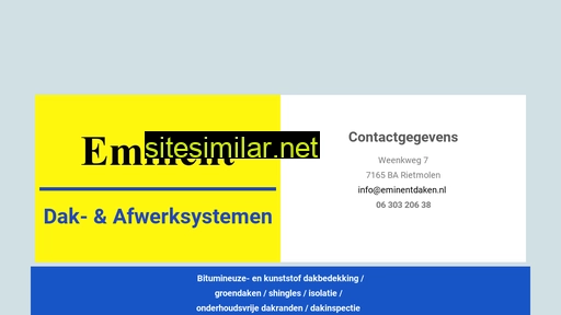 eminentdaken.nl alternative sites