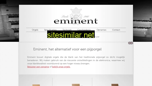 eminentorgans.nl alternative sites