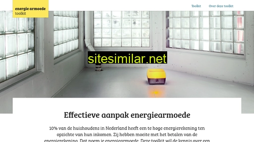 energiearmoede.nl alternative sites