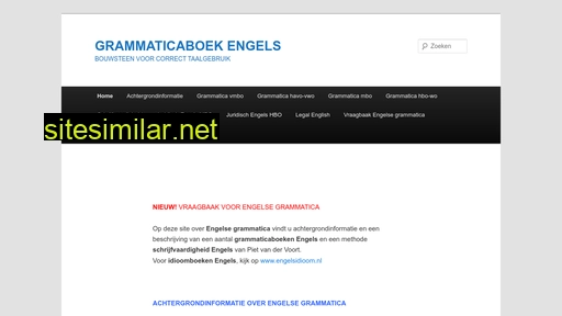 engelsegrammatica.nl alternative sites